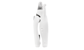 LED Dog Nail Clipper White LED nail clipper for dogs with built-in light for precisioin, with a ergonomic handle, safety guard, and nail file.