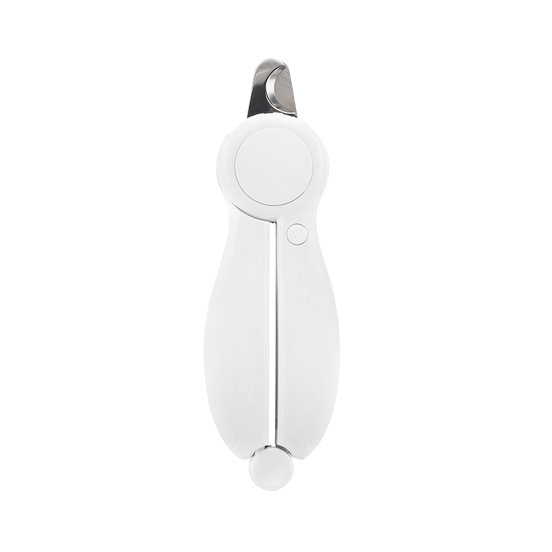Coupe-Ongles à LED pour Chien et Chat Coupe-ongles blanc pour chien avec lumière LED, garde de sécurité, lime cachée et poignée ergonomique.