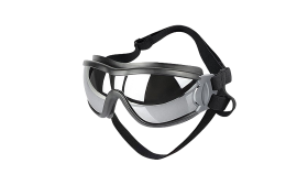 UV-Protection Dog Sunglasses with Adjustable Straps - Windproof and Waterproof UV-protection dog sunglasses with adjustable straps, windproof, head 36-56 cm, mandible 20-25 cm, for outdoor use.