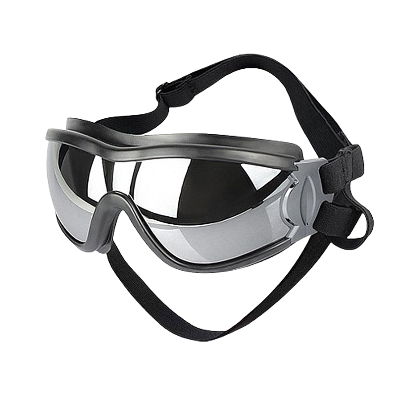 Lunettes de Soleil pour Chien avec Protection UV et Sangles Ajustables - Étanches et Coupe-vent Lunettes de soleil pour chien avec protection UV, sangles ajustables, coupe-vent, tête 36-56 cm, mâchoire 20-25 cm.