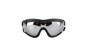 UV-Protection Dog Sunglasses with Adjustable Straps - Windproof and Waterproof UV-protection dog sunglasses with adjustable straps, waterproof, head 36-56 cm, mandible 20-25 cm, for outdoor use.