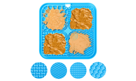Tapis de Léchage pour Chien non Toxique avec Spatule Tapis de Léchage pour Chien non Toxique avec Spatule