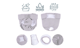 Couche Lavable de Qualité Supérieure pour Chiens - Femelles Couche Lavable de Qualité Supérieure pour Chiens - Femelles