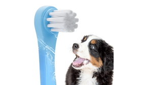 Gentle Clean Dental Toothbrush for Dogs and Cats with Soft Nylon Bristles Gentle Clean Dental Toothbrush for Dogs and Cats with Soft Nylon Bristles