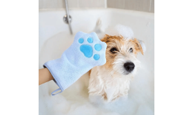 Microfibre Pet Glove Towel – Soft Coral Fleece Drying Mitt for Dogs & Cats Microfibre Pet Glove Towel – Soft Coral Fleece Drying Mitt for Dogs & Cats