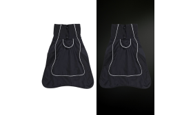 Reflective Waterproof Dog Coat with Warm Fleece Lining