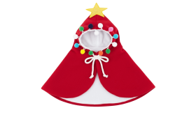 Dog Christmas Costume Cape – Festive Cloak Outfit for Pets