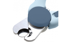 Dog Nail Clipper Blue dog nail clippers with a safety guard, sharp stainless teel blades for precise trimming, suitable for dogs and cats.